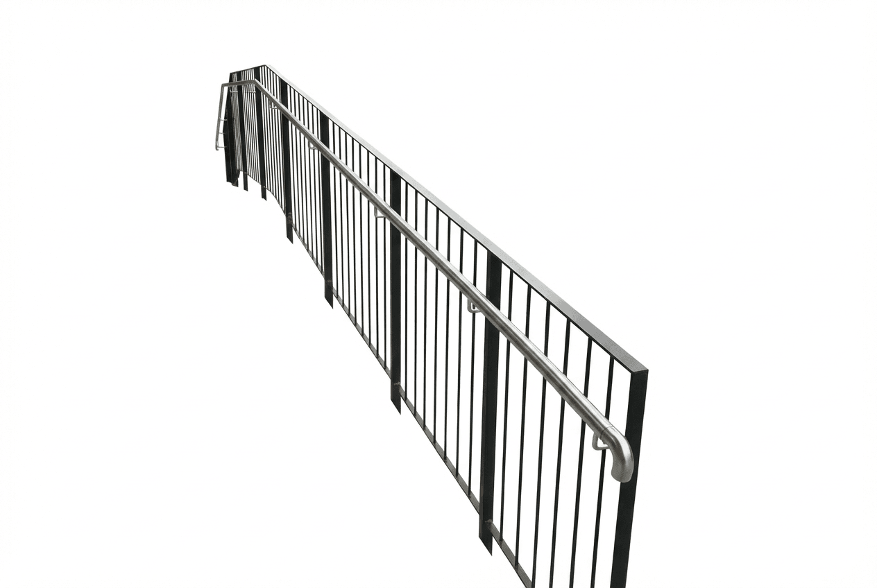 Rekkverk og gelender – stålrekkverk og håndløpere for trapp og terrasse