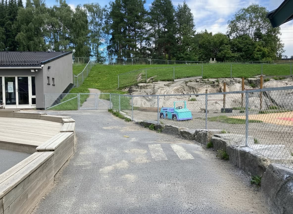 Skoler og barnehager gjerde prosjekt