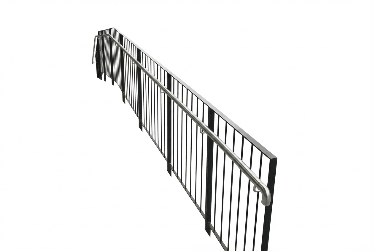 Rekkverk og gelender – stålrekkverk og håndløpere for trapp og terrasse